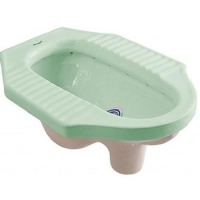 Bàn cầu xổm Dolacera màu xanh ngọc
