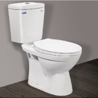 Bồn cầu 2 khối Ceravi C306KL (Tặng Lavabo)