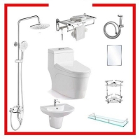 Combo thiết bị vệ sinh giá rẻ 3 (9 món)