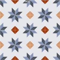 Gạch bông giả cổ 40x40 đá LX40-15