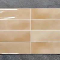 Gạch trang trí 3D 30x60 men siêu bóng vàng cam