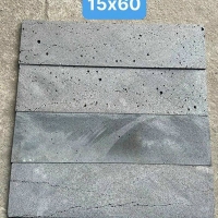  Gạch trang trí đá ong xám 15x60