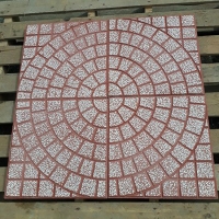 Gạch vỉa hè 40x40 QP3 màu đỏ