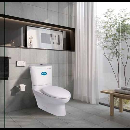 Bàn cầu 2 khối Thiên Thanh Moon B6147HS2T