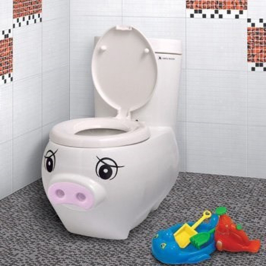 Bàn cầu trẻ em Thiên Thanh Piggy P0217TST2