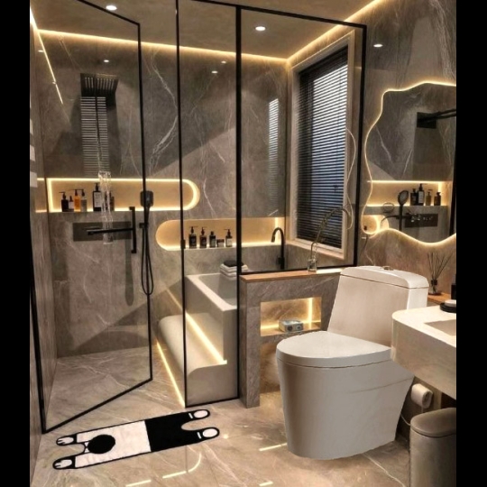 Bồn cầu 1 khối Ceravi C506 (Tặng lavabo, chân chậu)
