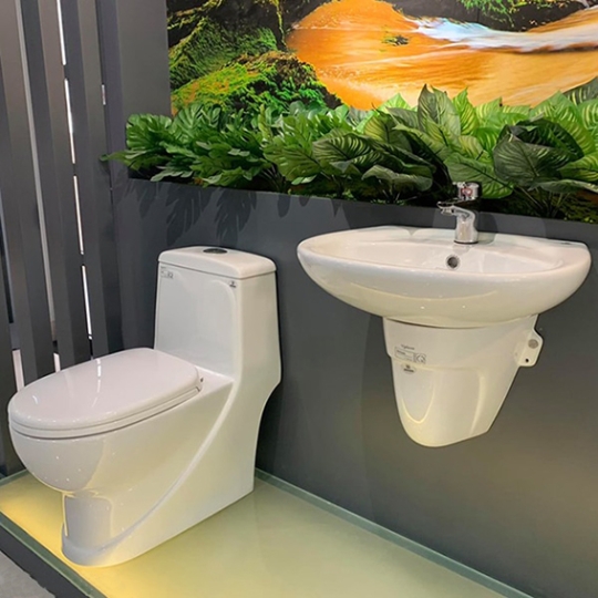 Bồn cầu 1 khối Viglacera V38