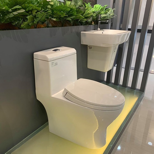 Bồn cầu 1 khối Viglacera V45
