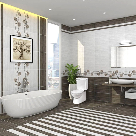 Bồn cầu 2 khối Ceravi C302 (Tặng Lavabo)