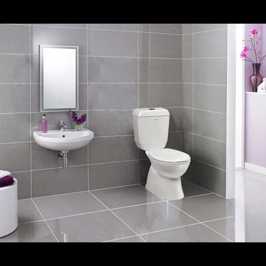 Bồn cầu 2 khối Ceravi C303 (Tặng Lavabo)