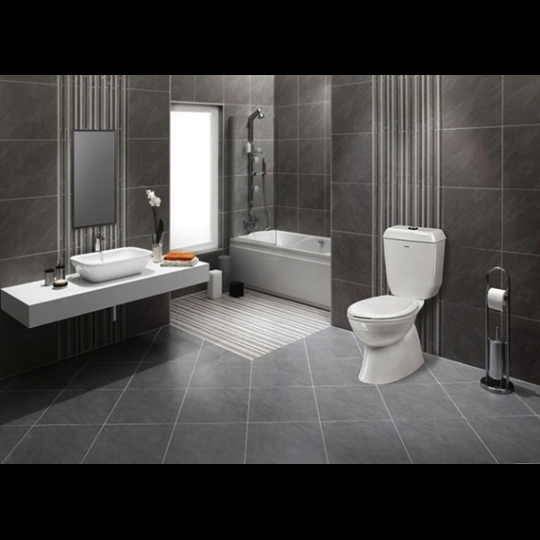Bồn cầu 2 khối Ceravi C303 (Tặng Lavabo)