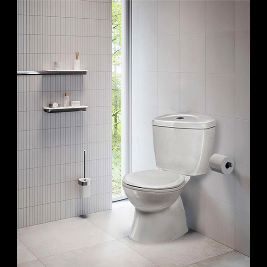 Bồn cầu 2 khối Ceravi C305 (Tặng Lavabo)