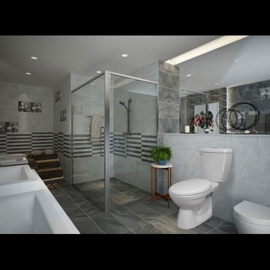 Bồn cầu 2 khối Ceravi C307 (Tặng Lavabo)