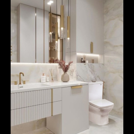 Bồn cầu 2 khối Ceravi C315 (Tặng Lavabo)