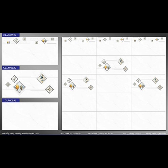 Đá ốp tường Phương Nam 40x80 CLA40852