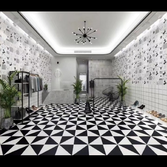 Gạch bông giả cổ 20x20 nhiều hình khối