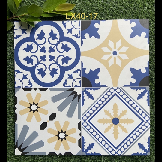 Gạch bông giả cổ 40x40 đá LX40-17