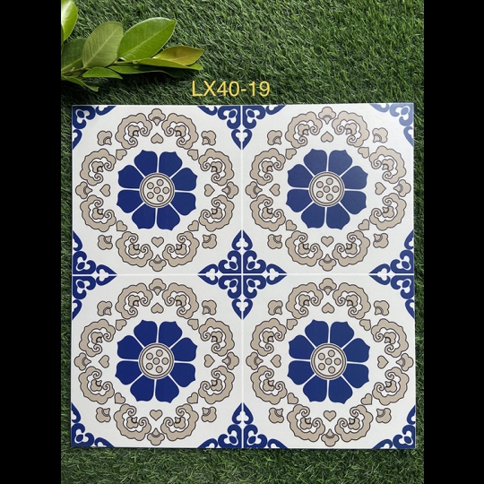 Gạch bông giả cổ 40x40 đá LX40-19