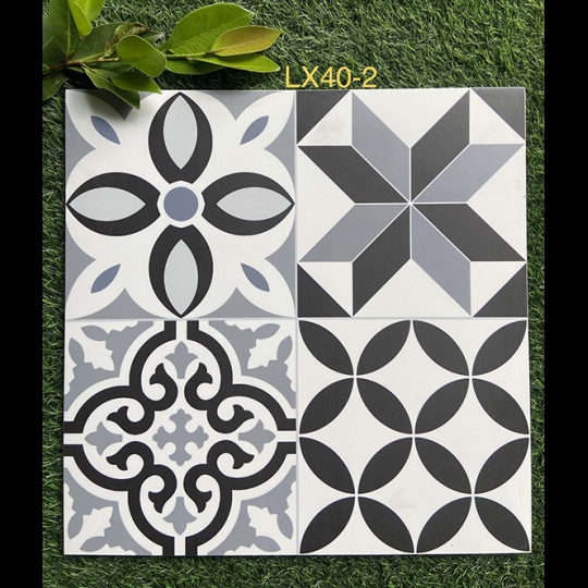 Gạch bông giả cổ 40x40 đá LX40-2
