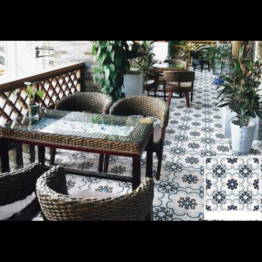 Gạch bông giả cổ 40x40 đá LX40-3
