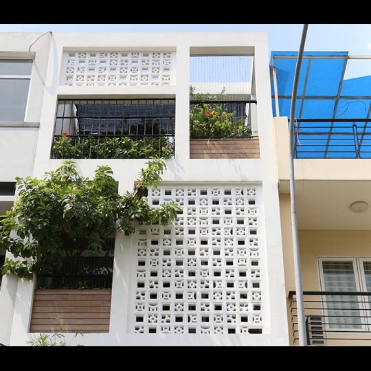 Gạch bông gió trắng đẹp