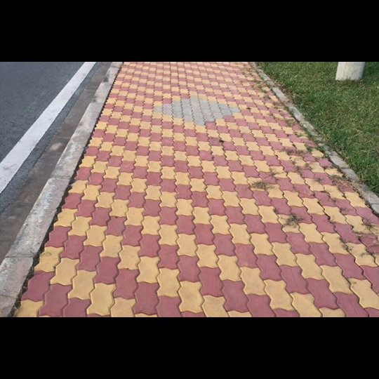 Gạch con sâu lát vỉa hè 