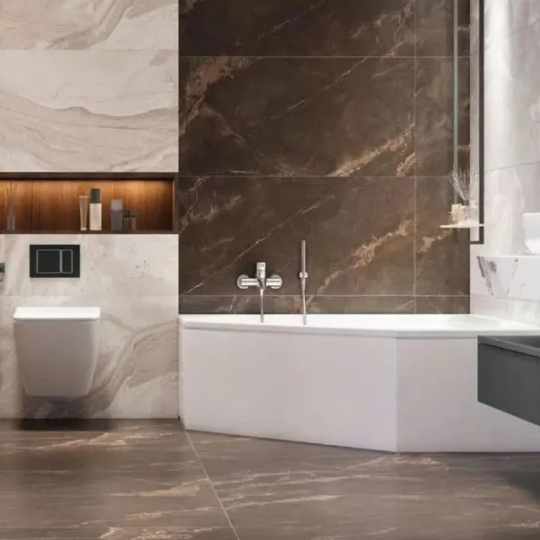 Gạch Eurotile 60x120 mờ TRA Q04
