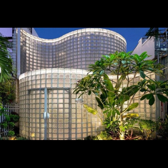 Gạch kính lấy sáng Thái Lan hoa văn kim cương
