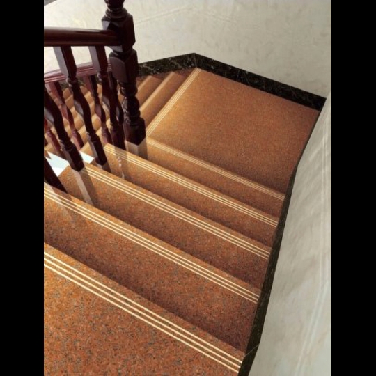Gạch lát cầu thang 47x120 đỏ bã trầu siêu đẹp