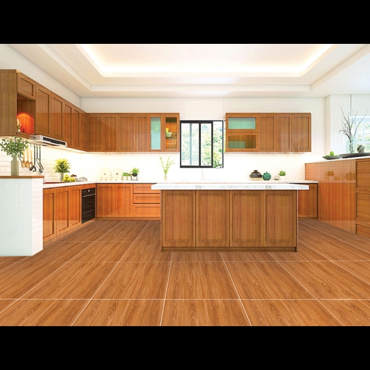 Gạch lát nền giả gỗ Ý Mỹ 60x60 G626 mờ