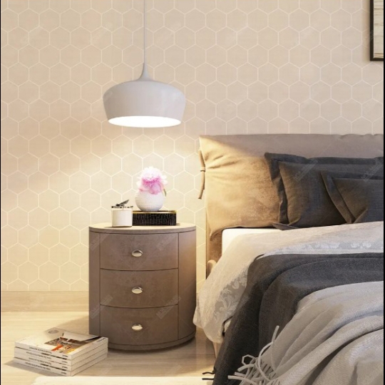 Gạch lục giác giá rẻ 20x23 đơn 1 màu LG-006M