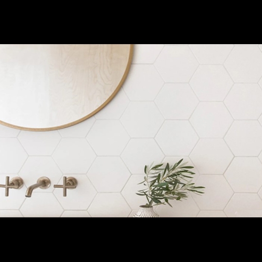 Gạch lục giác giá rẻ 20x23 đơn 1 màu LG-006M