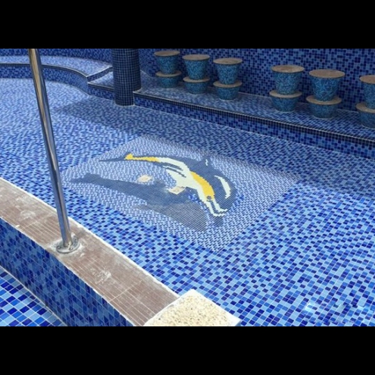 Gạch mosaic gốm men rạn 48061