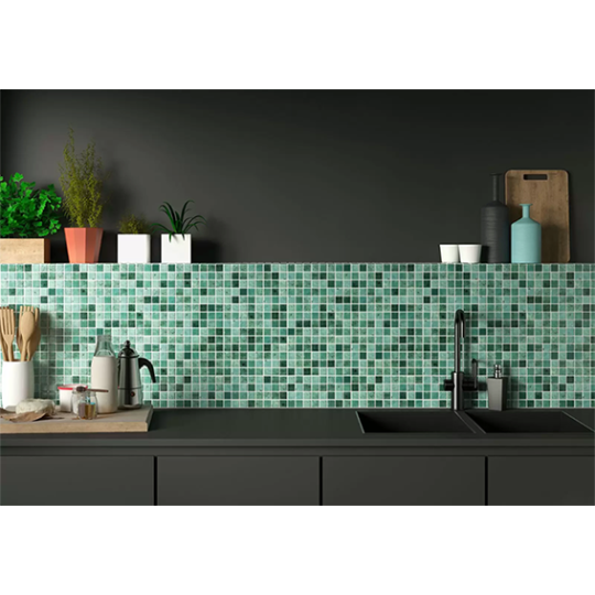 Gạch mosaic gốm men rạn 48358