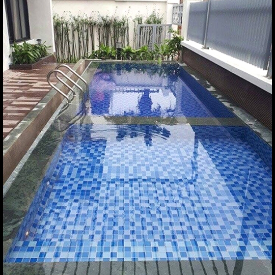 Gạch mosaic ốp hồ bơi 25001