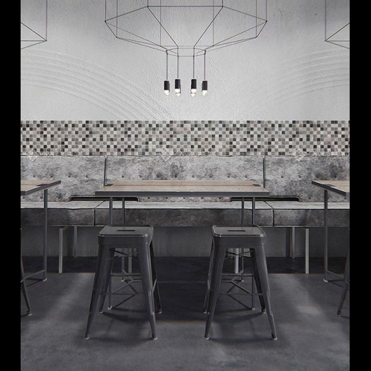 Gạch mosaic ốp hồ bơi 25003