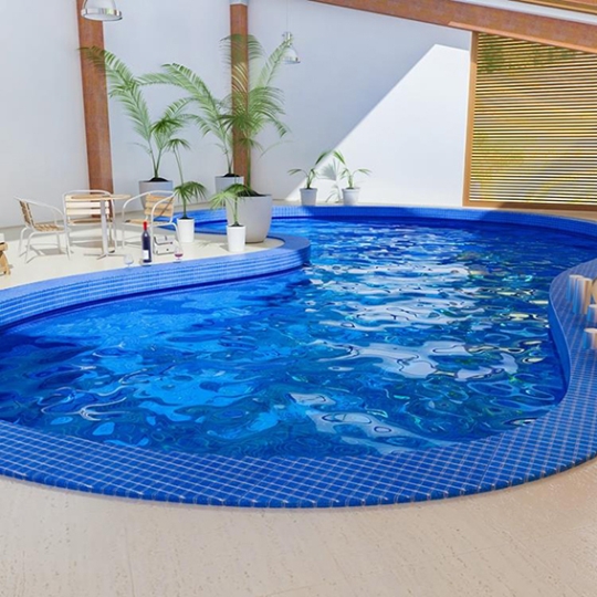 Gạch mosaic ốp hồ bơi 48055