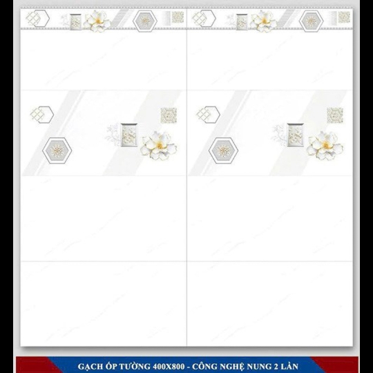 Gạch ốp tường giá rẻ 40x80 Hà Thanh VA4801