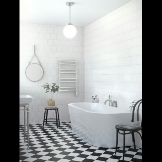 Gạch thẻ vuông đen mờ phẳng 15x15