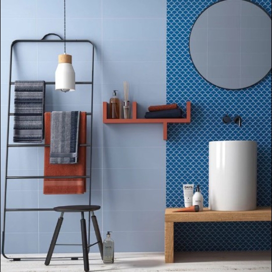 Gạch trang trí giá rẻ 30x60  vảy cá xanh TTP3625