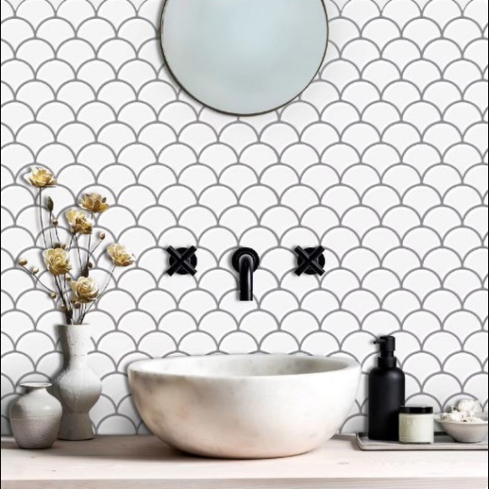 Gạch trang trí vảy cá 30x30 LXW30-19