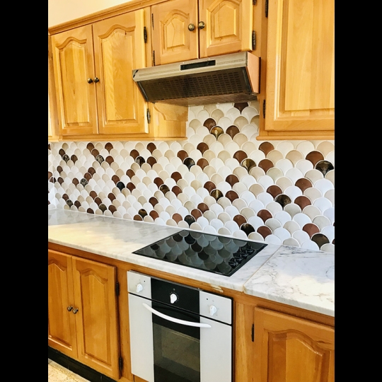 Gạch trang trí vảy cá 30x30 LXW30-23
