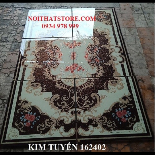 Gạch tranh thảm kim tuyến 160x240 162402