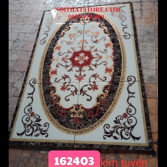 Gạch tranh thảm kim tuyến 160x240 162403