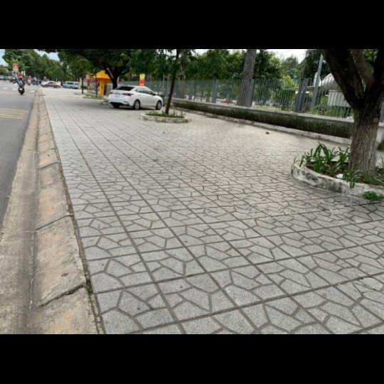 Gạch vỉa hè 40x40 QP12 màu xám