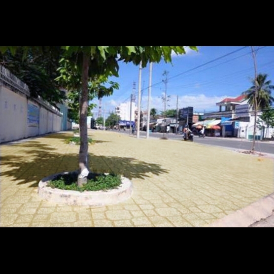 Gạch vỉa hè 40x40 QP15 màu đá