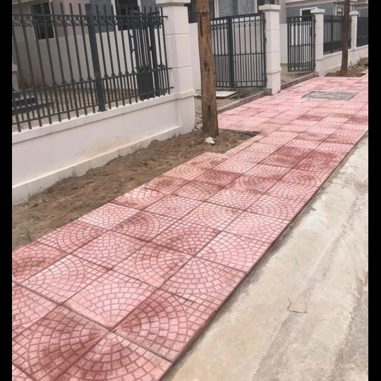 Gạch vỉa hè 40x40 QP3 màu đỏ