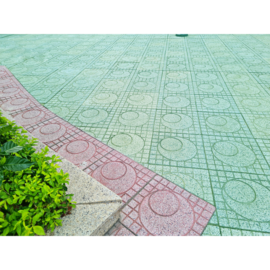 Gạch vỉa hè 40x40 QP4 màu xanh