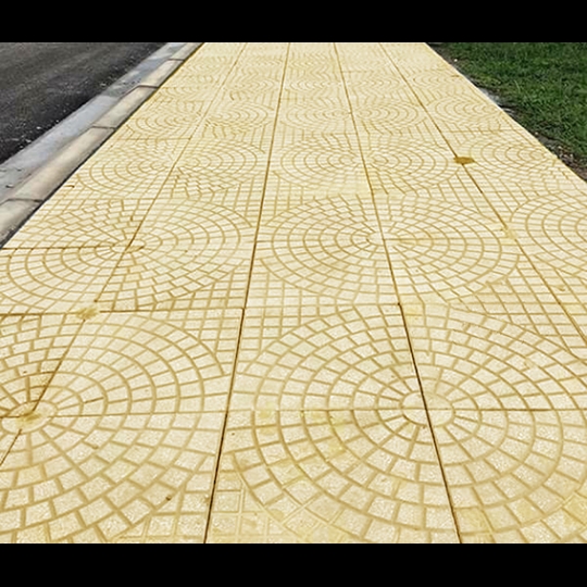 Gạch vỉa hè  màu vàng 40x40 QP3