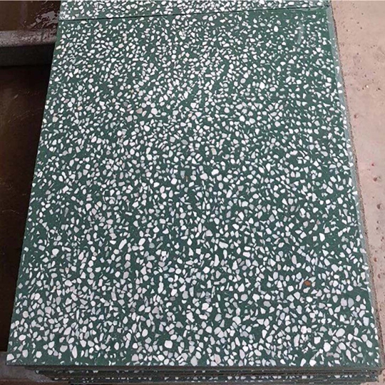 Gạch vỉa hè Terraz trơn màu xanh 40x40
